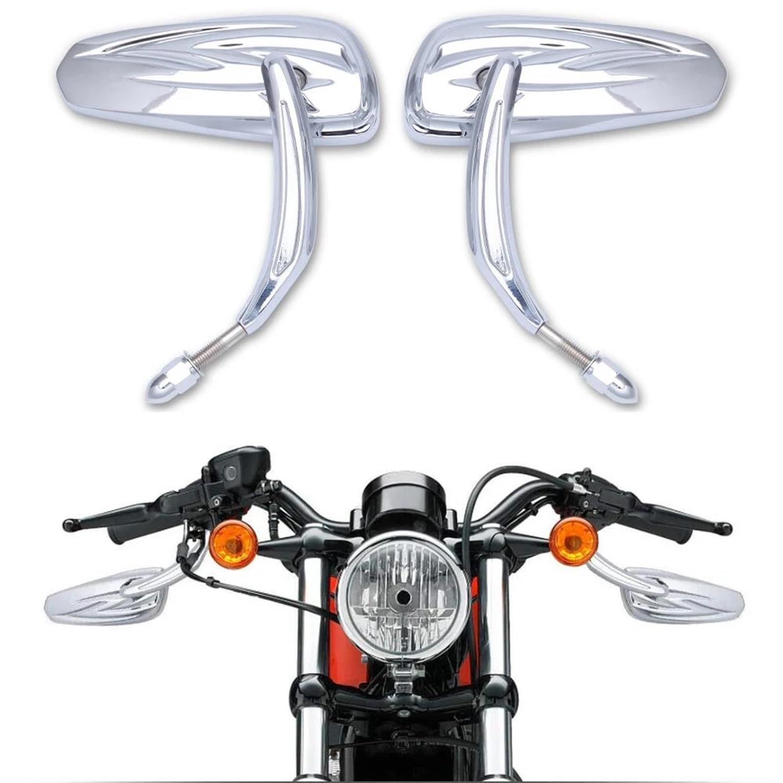Amazon.co.jp: バックミラー バイク用バックミラー バックミラー